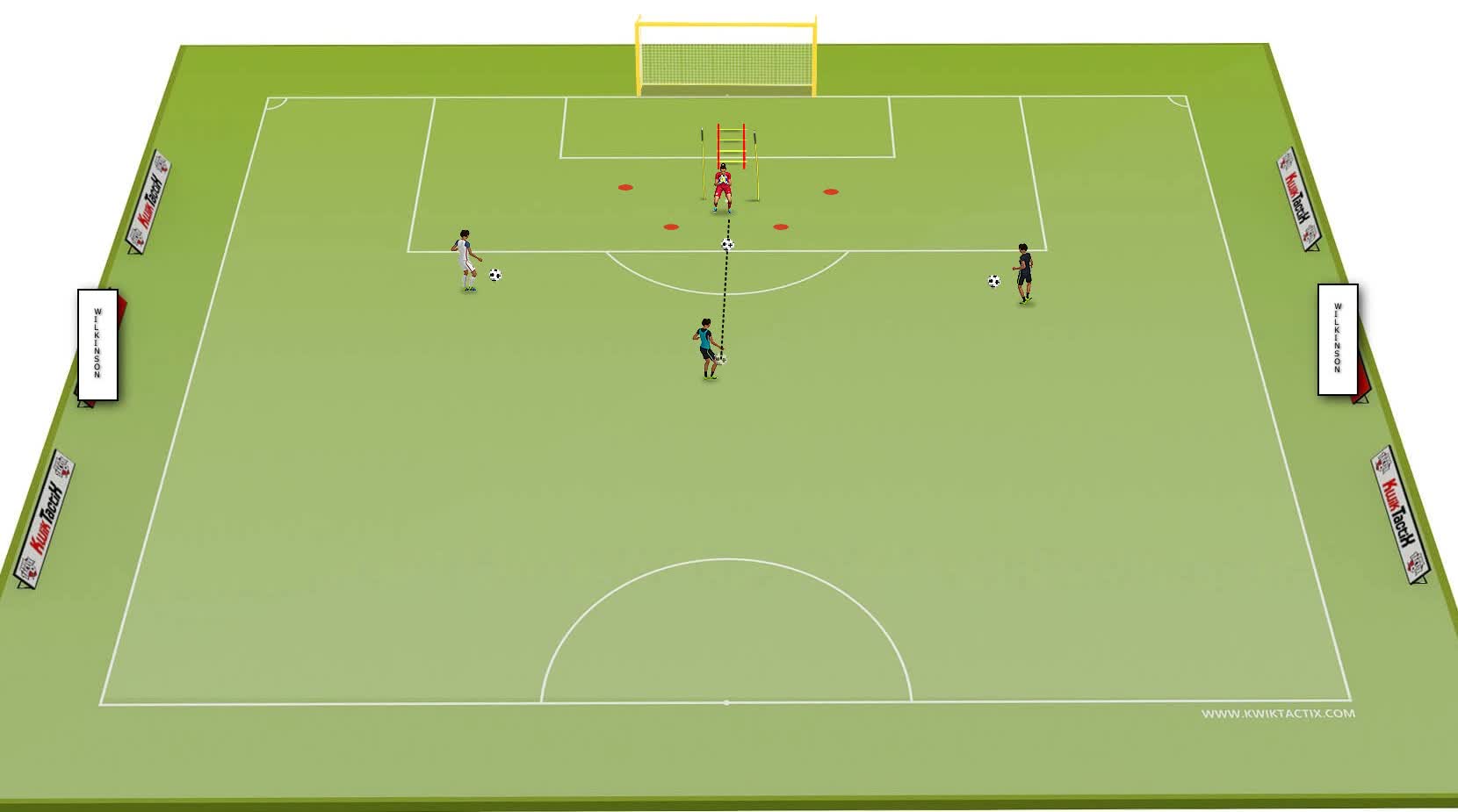 Footwork and shooting warmup