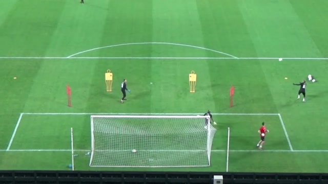 Goalkeeper Training: Shot Stopping - Game situations. Andrew Sparkes / Orlando Pirates