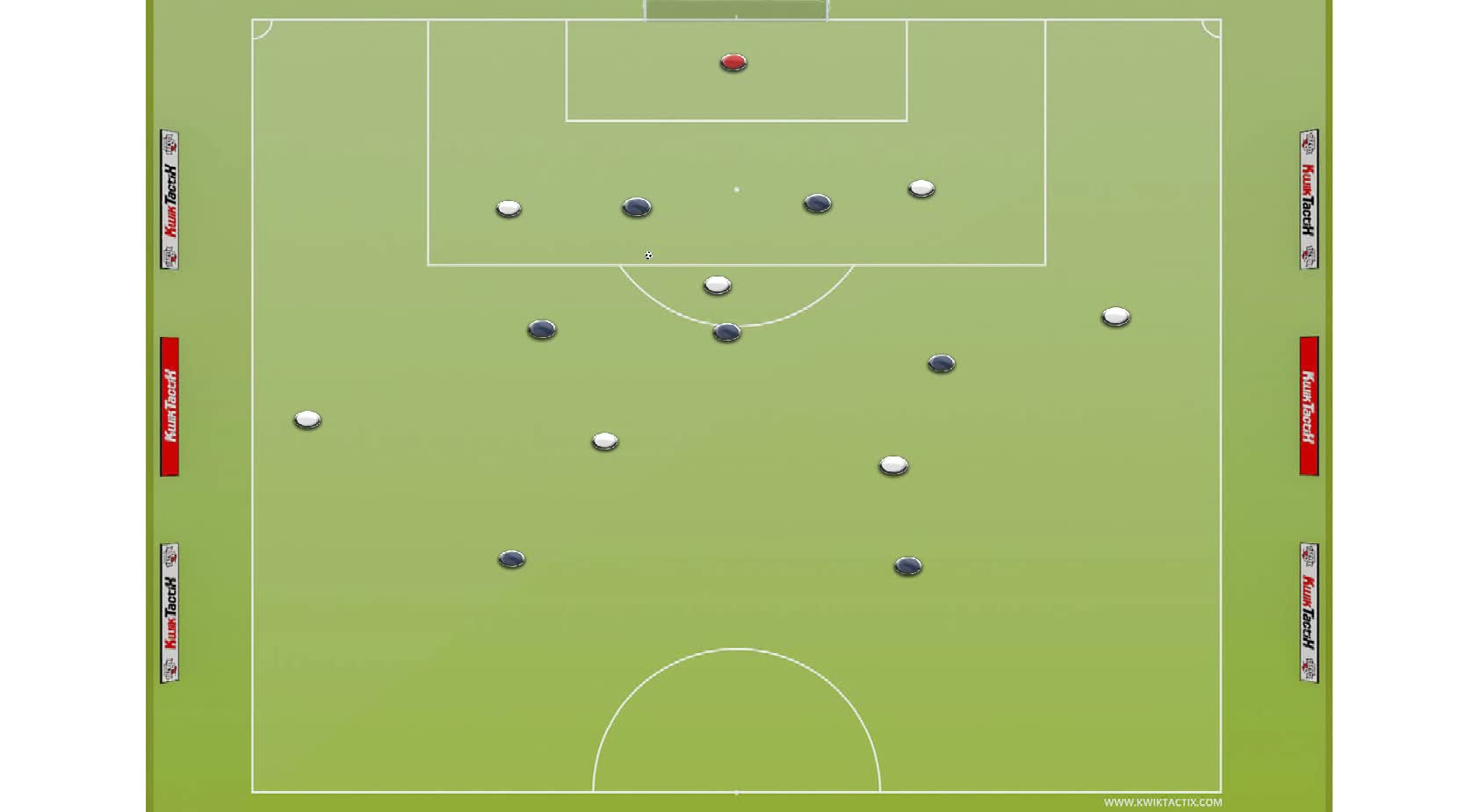 Goal Kick GK finds the 6