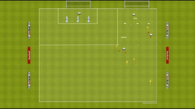 TWO GOAL SHOT STOPPING AND CROSS WITH DISTROBUTION