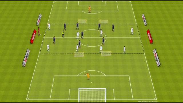 TT Defend the space behind- GK 3D defend the space