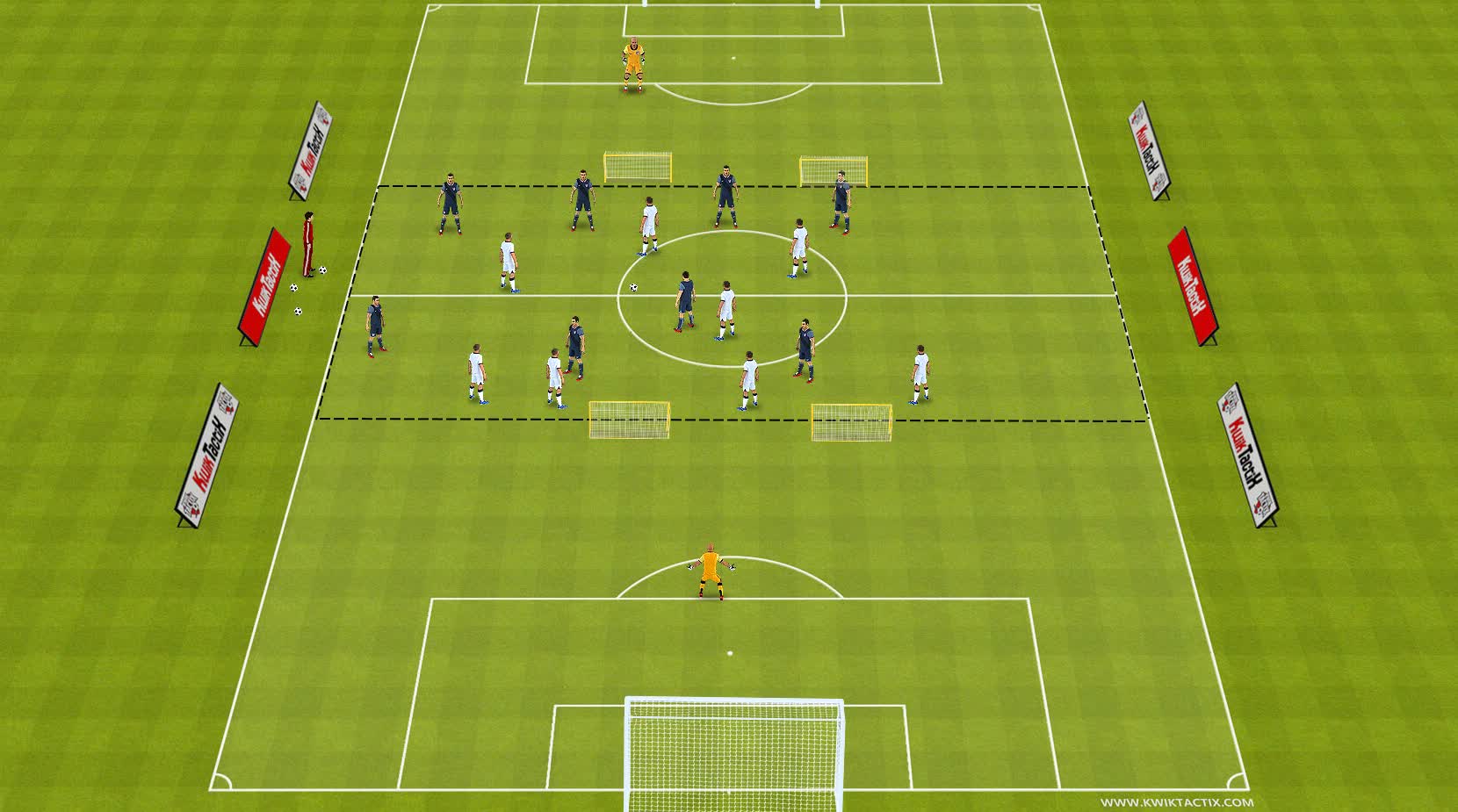 TT Defend the space behind- GK 3D defend the space