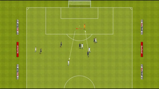 FUTSAL IDP DRILLS RECEIVE AND TOUCH TO CREATE A NEW ANGLE GAME VISUAL