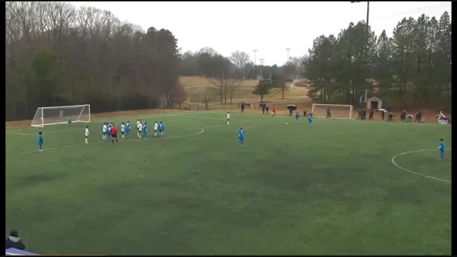 Charlie aggressive starting position and free kick .text