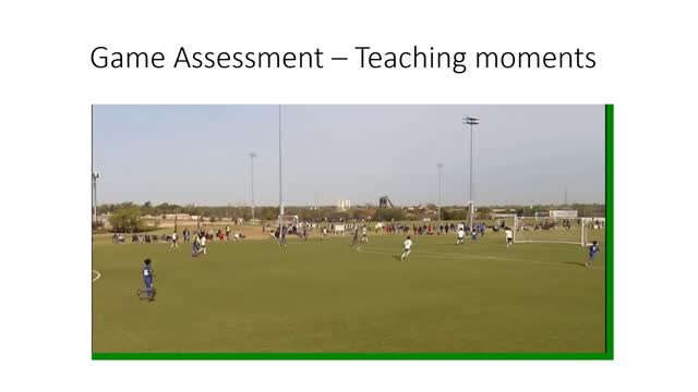 Game Assessment - Crossing angles CLIP 5  Teaching moments 2020