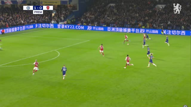 Positioning Arsenal GK is too high off his line