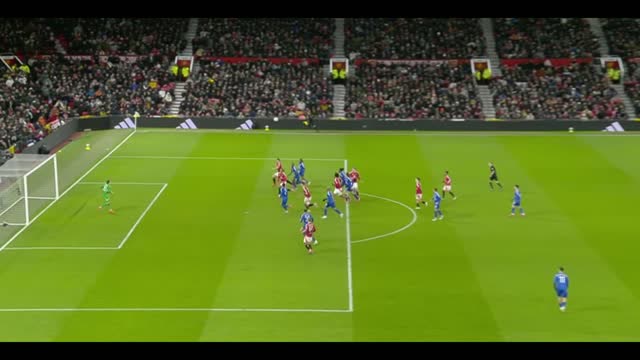 Leicester long free kick cross - Made with Clipchamp