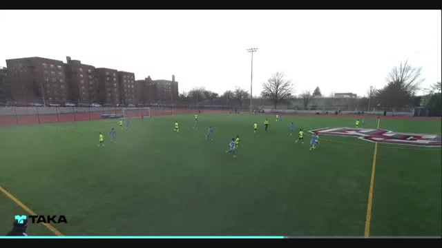 NYCFC Pressing a goal kick 4-1-4-1 structure4